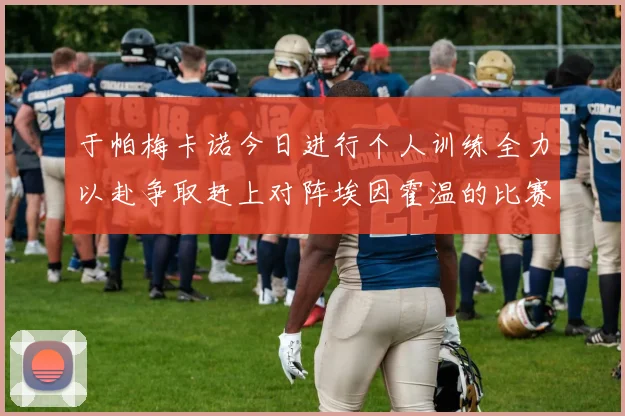 于帕梅卡诺今日进行个人训练全力以赴争取赶上对阵埃因霍温的比赛